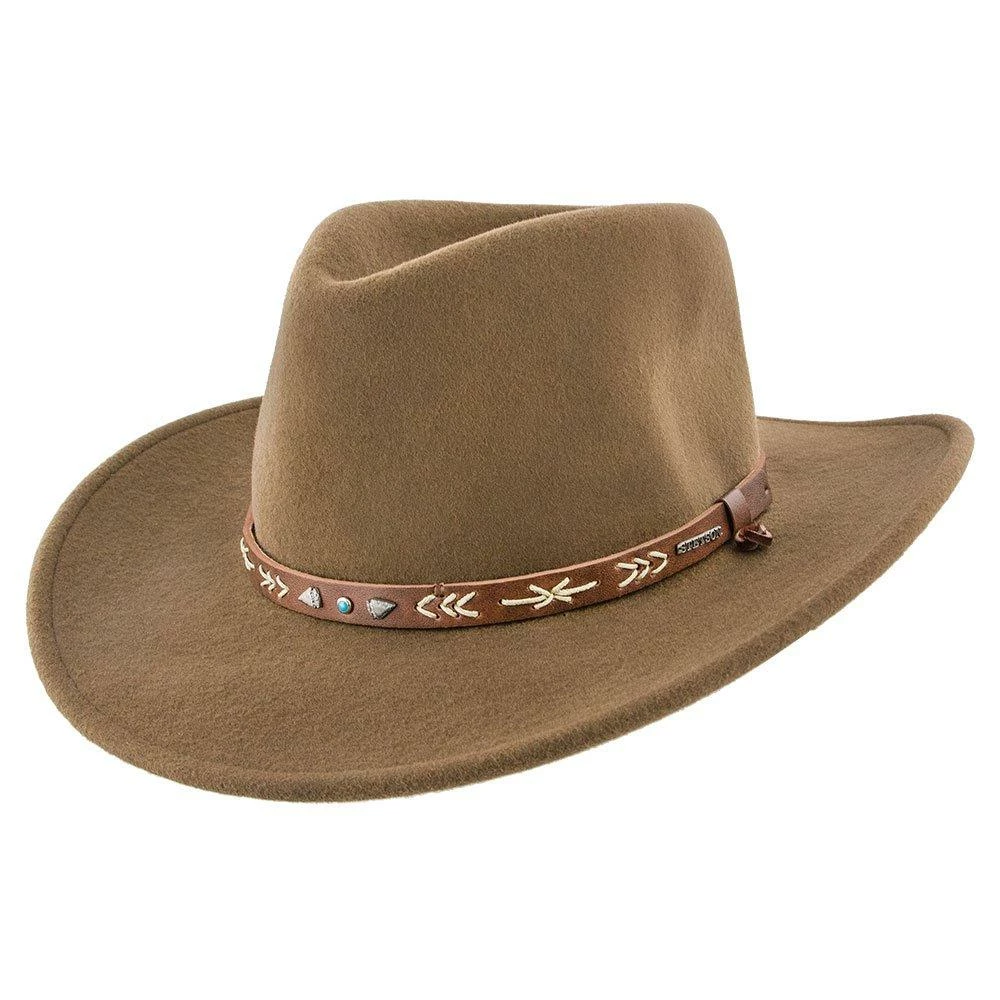 Deals ๐ Santa Fe - Stetson Wool Felt Crushable Western Hat - SWSTFE ๐ 4 Santa Fe - Stetson Wool Felt Crushable Western Hat - SWSTFE