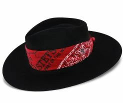 D Blanco - Stetson Wide Brim Bandana Hat Men