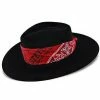 D Blanco - Stetson Wide Brim Bandana Hat Men