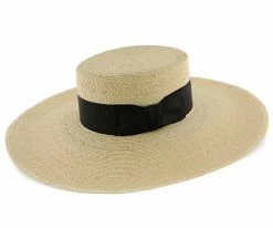 Men The Sunny - Stetson Palm Straw Wide Brim Hat - TSSUNY