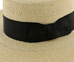 Men The Sunny - Stetson Palm Straw Wide Brim Hat - TSSUNY