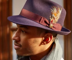 Men Strand II - Dobbs White Wool Felt Fedora Hat - DWSTND