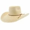 Sunbody Reata Two - Natural Hand Woven Guatemalan Palm Hat Men