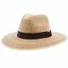 Sunbody Men Explorer, 3 1/2" Brim - Colored Natural Hand Woven Green Palm Hat