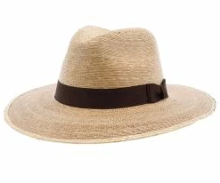 Sunbody Men Explorer, 3 1/2" Brim - Colored Natural Hand Woven Green Palm Hat