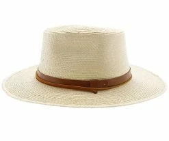 Sunbody Men Jacob's Hat - Natural Hand Woven Guatemalan Palm Hat