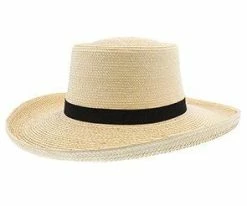 Sunbody Sam Houston - Natural Hand Woven Guatemalan Palm Hat Men