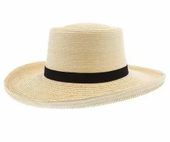 Sunbody Sam Houston - Natural Hand Woven Guatemalan Palm Hat Men