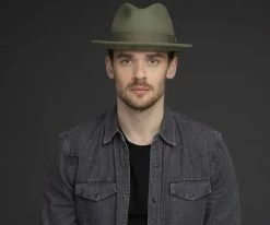 Tino - Bailey Wool Fedora Hat Men