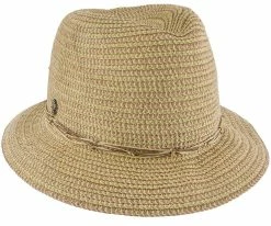 Best Sale โ Men Tommy Bahama TBWL34 Gold Paper Braid Fedora Hat ๐ 10 Men Tommy Bahama TBWL34 Gold Paper Braid Fedora Hat