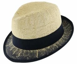 Constantia - Tommy Bahama TBWL72 Navy Bangkok Toyo Straw Fedora Hat
