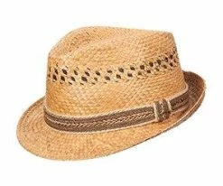 Tommy Bahama TBW197OS Smoke Buri Trilby Hat