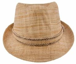 Tommy Bahama TBW196OS Tea Matte Raffia Trilby Hat