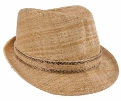 Tommy Bahama TBW196OS Tea Matte Raffia Trilby Hat