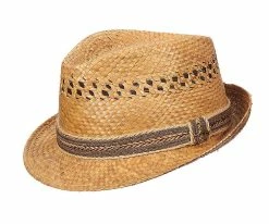 Tommy Bahama TBW197OS Smoke Buri Trilby Hat