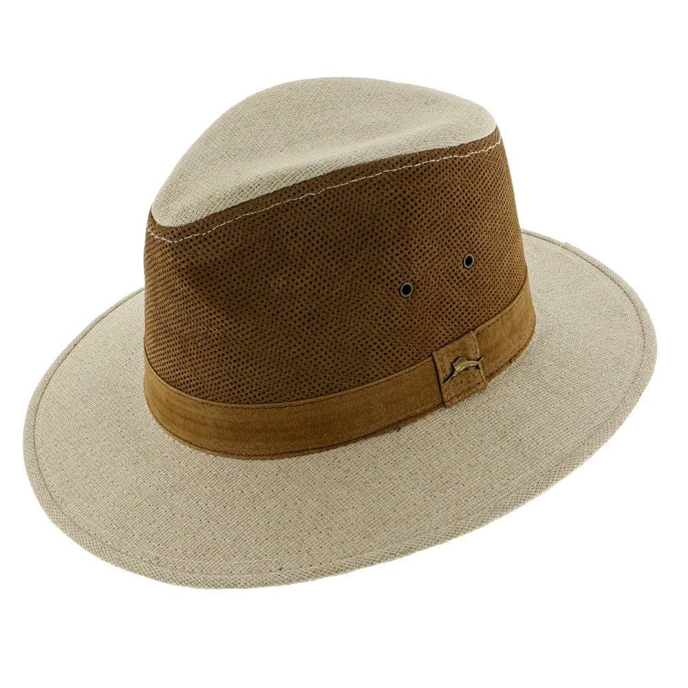 Cheap ๐ Men The Lure - Tommy Bahama TBW228 Natural Cotton/Leather Safari Hat ๐ฅ 2 Men The Lure - Tommy Bahama TBW228 Natural Cotton/Leather Safari Hat
