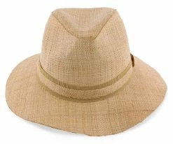 Almond - Tommy Bahama 100% Raffia Straw Safari Hat