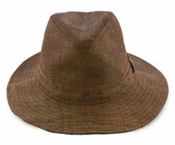Almond - Tommy Bahama 100% Raffia Straw Safari Hat