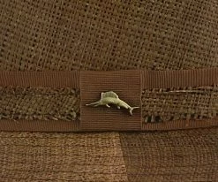 Almond - Tommy Bahama 100% Raffia Straw Safari Hat