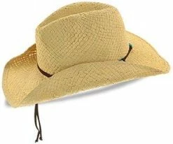 Men Betty - Tropical Trends Natural 100% Toyo Straw Western Hat