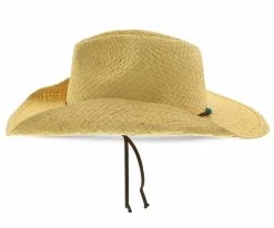 Men Betty - Tropical Trends Natural 100% Toyo Straw Western Hat