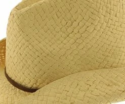 Men Betty - Tropical Trends Natural 100% Toyo Straw Western Hat