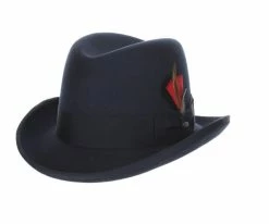 Buy โญ Dashing - Scala WF545 Wool Felt Homburg Hat ๐ 119 Dashing - Scala WF545 Wool Felt Homburg Hat