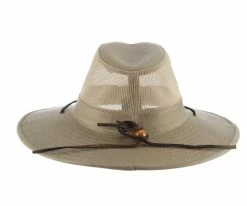 Dorfman Pacific Brushed Twill Safari Hat Men