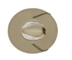 Dorfman Pacific Brushed Twill Safari Hat Men