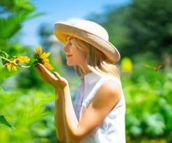 Betsy - Scala LC541 Desert Poly Knit Bretton Hat