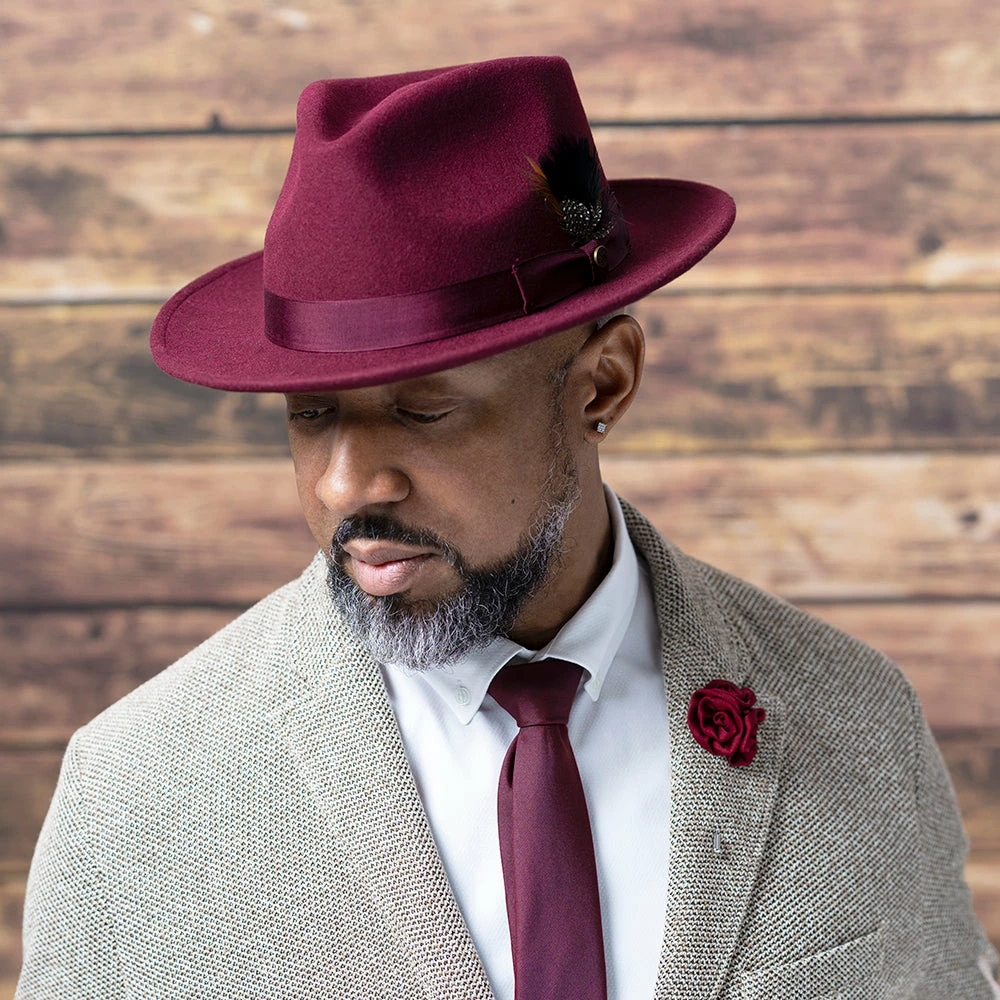 New ๐ Fedora Hats Freemont - Walrus Hats Wool Fedora Hat ๐ 39 Fedora Hats Freemont - Walrus Hats Wool Fedora Hat