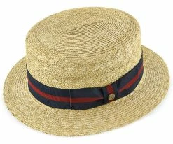 Men Classic - Walrus Hats Natural Straw Boater Hat - H7005