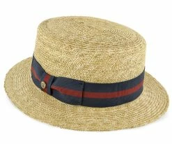Men Classic - Walrus Hats Natural Straw Boater Hat - H7005