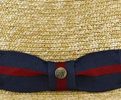 Men Classic - Walrus Hats Natural Straw Boater Hat - H7005