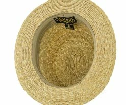 Men Classic - Walrus Hats Natural Straw Boater Hat - H7005
