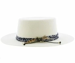 West Coast - Walrus Hats White Wool Felt Bolero Hat Men