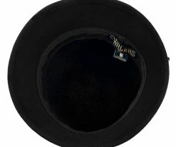 Men Starling - Walrus Hats Black Wool Felt Cloche Hat - H7017