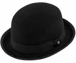 The Legend - Walrus Hats Black Wool Felt Bowler Hat - H7003 Men