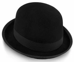 The Legend - Walrus Hats Black Wool Felt Bowler Hat - H7003 Men