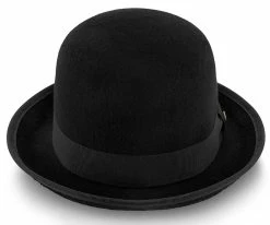 The Legend - Walrus Hats Black Wool Felt Bowler Hat - H7003 Men