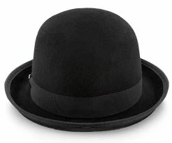 The Legend - Walrus Hats Black Wool Felt Bowler Hat - H7003 Men