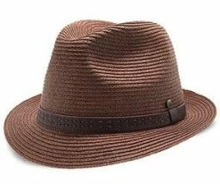 Driftwood - Walrus Hats Brown Paper Braid Straw Fedora Hat