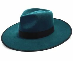 Capri - Walrus Hats Wide Brim Wool Felt Fedora Hat