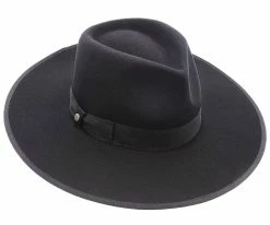 Capri - Walrus Hats Wide Brim Wool Felt Fedora Hat