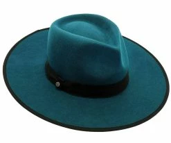 Capri - Walrus Hats Wide Brim Wool Felt Fedora Hat
