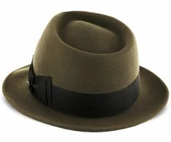 New ๐ Walrus Hats Compass - Walrus Hat Diamond Crown Wool Felt Fedora Hat ๐ 111 Walrus Hats Compass - Walrus Hat Diamond Crown Wool Felt Fedora Hat