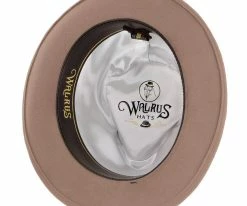 New ๐ Walrus Hats Compass - Walrus Hat Diamond Crown Wool Felt Fedora Hat ๐ 126 Walrus Hats Compass - Walrus Hat Diamond Crown Wool Felt Fedora Hat