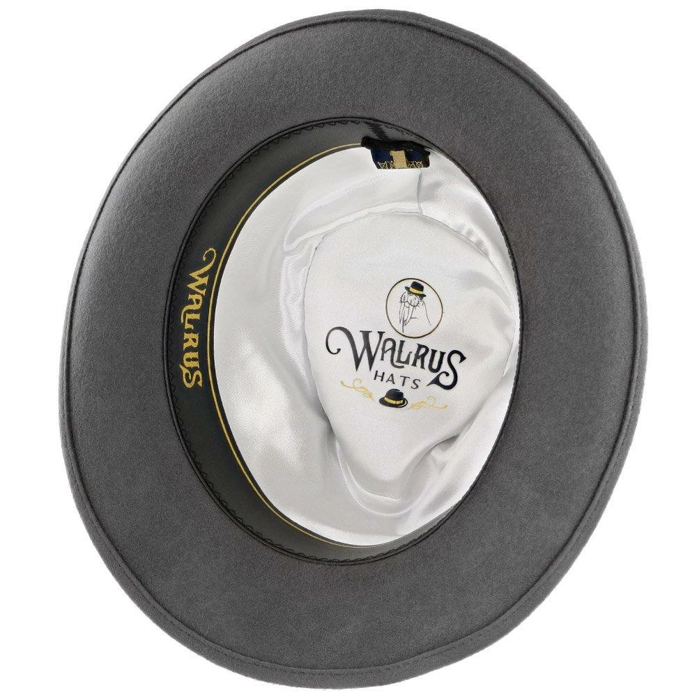 New ๐ Walrus Hats Compass - Walrus Hat Diamond Crown Wool Felt Fedora Hat ๐ 47 Walrus Hats Compass - Walrus Hat Diamond Crown Wool Felt Fedora Hat