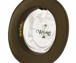 New ๐ Walrus Hats Compass - Walrus Hat Diamond Crown Wool Felt Fedora Hat ๐ 129 Walrus Hats Compass - Walrus Hat Diamond Crown Wool Felt Fedora Hat