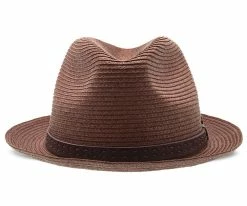 Driftwood - Walrus Hats Brown Paper Braid Straw Fedora Hat